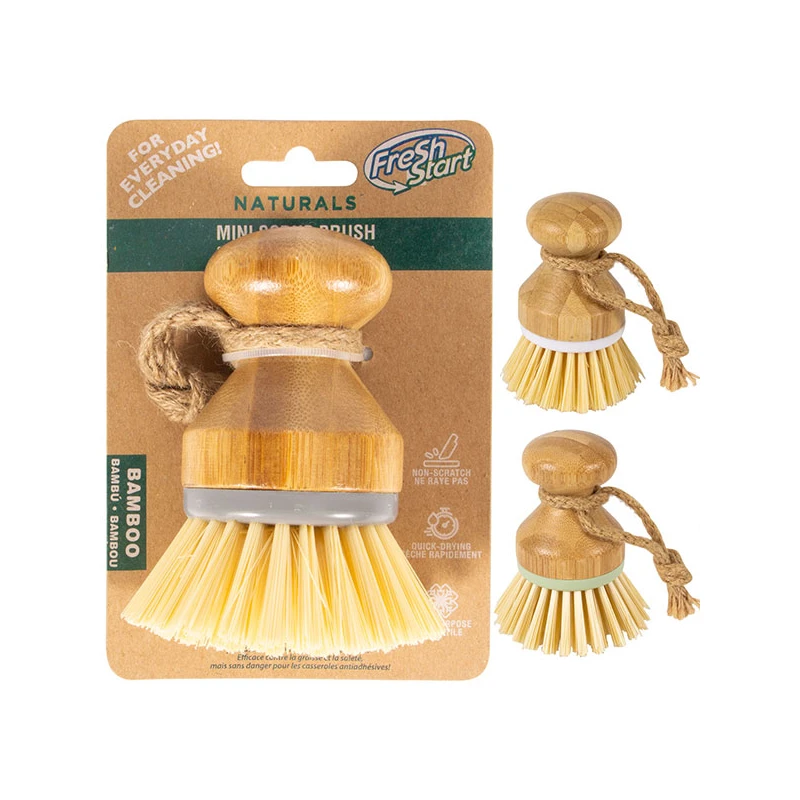 Fresh Start Bamboo Mini Scrub Brush