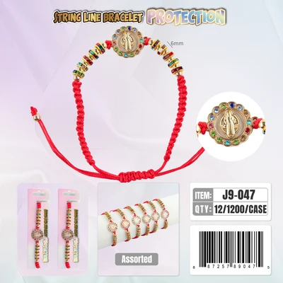 J9-047, String Line Protection Bracelet, 887257890475