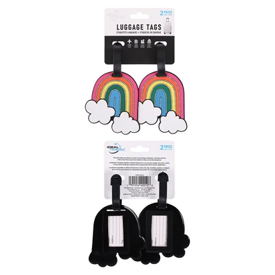 40010, Ideal Travel Shaped Luggage Tags 2PK, 191554400108
