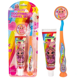 68034, Oral Fusion Kids Travel Set 3PK Princess, 191554680340