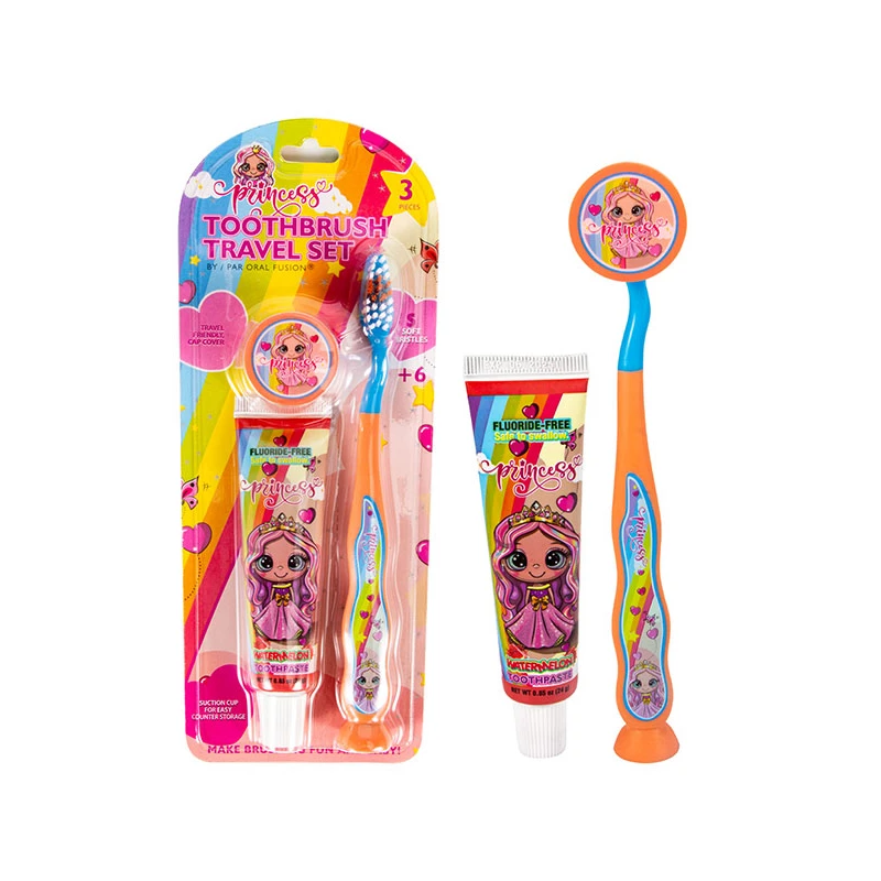 Oral Fusion Kids Travel Set 3PK Princess