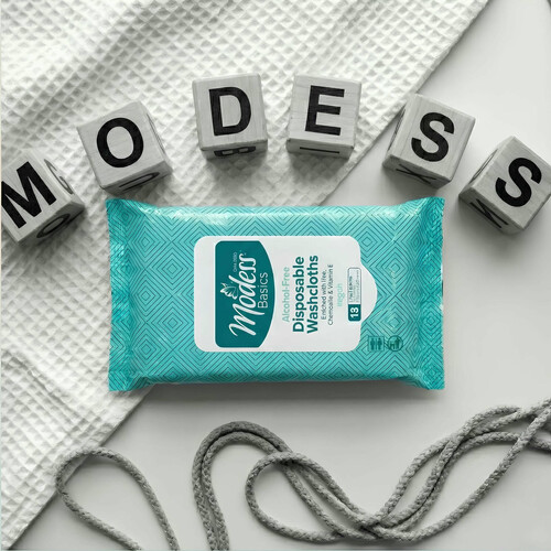 Modess Disposable Washcloths 18CT
