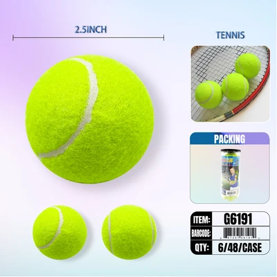 G6191, Tennis Ball 3/PK, 887257461910