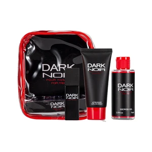 89470, Men's 3pcs Bag Gift Set DarkNoir 12ml/0.4fl.ozPerfume+60ml/2fl.ozAfterShave+75ml/2.55fl.oz ShowerGel, 191554894709