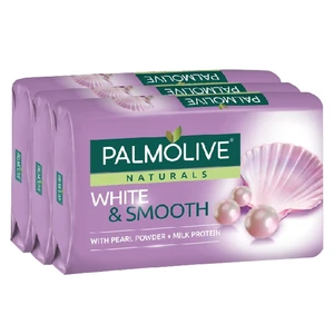 PBS80-PPM, Palmolive Bar Soap 80g 3PK Pearl Powder + Milk, 8850006490921