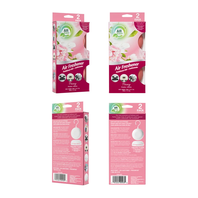 Air Fusion Air Freshener Gel 2pk Peony