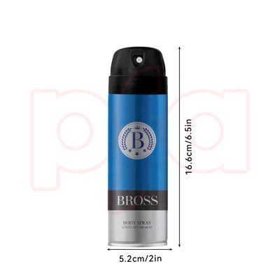 88240, Body Spray Aerosol 6.76 oz/200 ml Bross for Men - United Scents, 191554882409