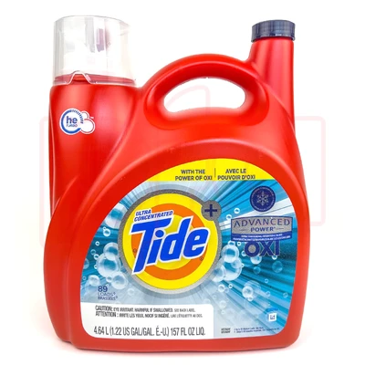 TDL157OXI, Tide Detergent Liquid 157oz (4.64L) OXI, 030772129364