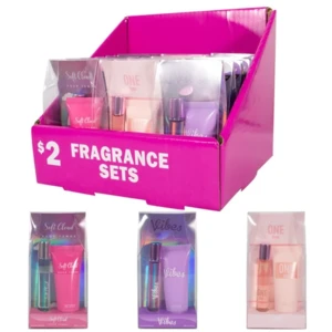 88824A, Women's Fragrance Sets Stocking Stuffer Display A 0.27fl.oz/8ml EDP 0.9fl.oz/25ml Body Lotion, 191554884663