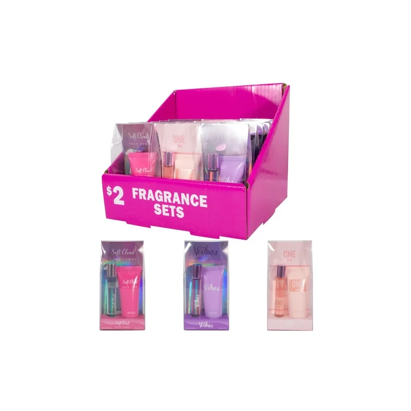Women's Fragrance Sets Stocking Stuffer Display A 0.27fl.oz/8ml EDP 0.9fl.oz/25ml Body Lotion