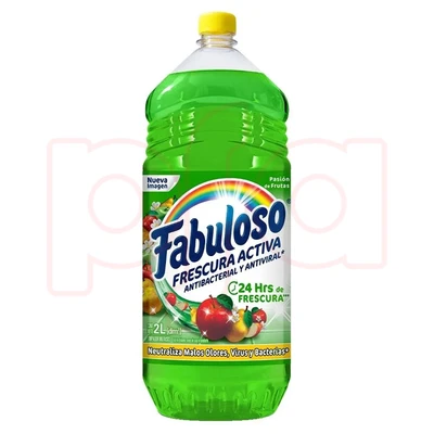 FAB2L-PF, Fabuloso 2 Liter (67.62oz) Passion Fruit (75/Pallet), 7509546028378