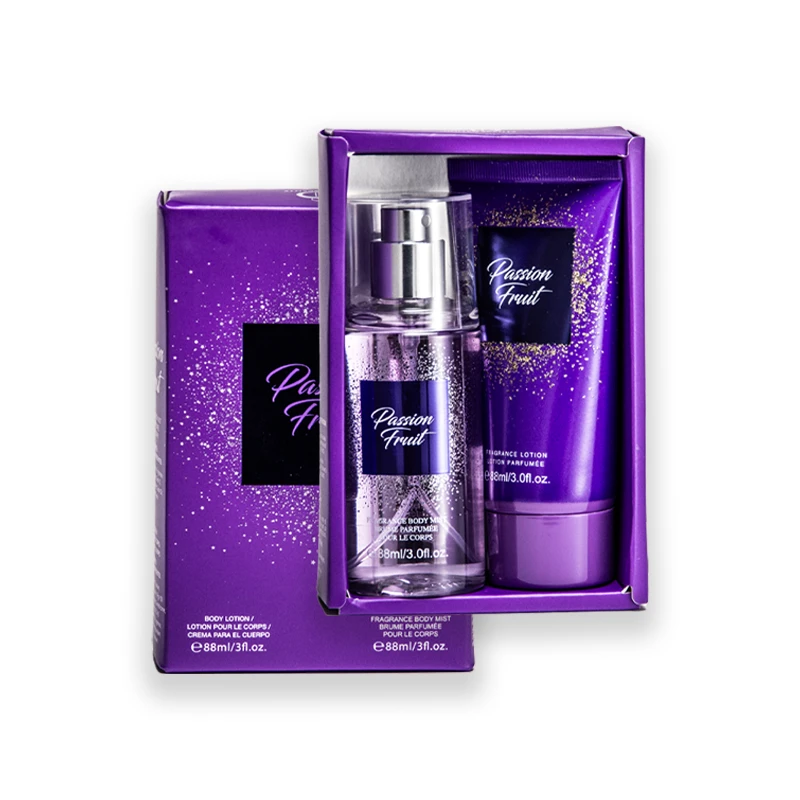 Women's 2pcs Set PASSION FRUIT 3fl.oz/88ml Body Lotion 3fl.oz/88ml Body Mist
