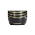 36269, EP 10PK 14oz Soup Bowl Black+Gold, 191554362697