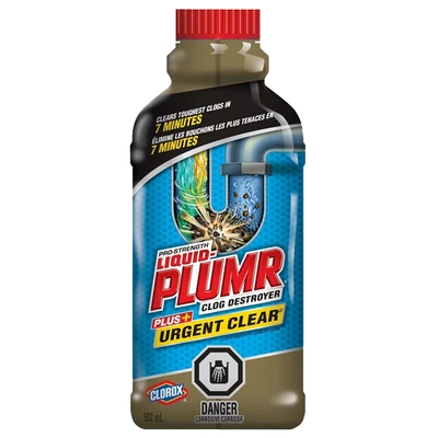 C01368, Liquid Plumr 17oz Urgent Clear, 055500013685
