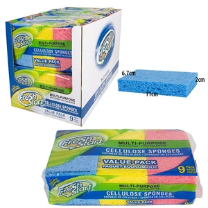 32230, Fresh Start Sponge 9PK Cellulose Only, 191554322301