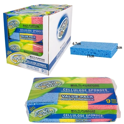 32230, Fresh Start Cellulose Sponge 9Pack, 191554322301