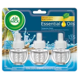 AWO3TO, Air Wick Oil 3PK Turquoise Oasis, 062338026763