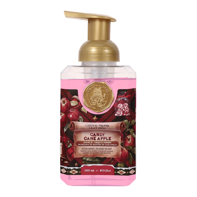 Chateau Propre Foaming Hand Soap 16.9 floz Candy Cane Apple