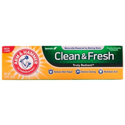 AHTP121TRCF, Arm & Hammer 4.3oz/121g Toothpaste Truly Radiant Clean& Fresh, 033200001201