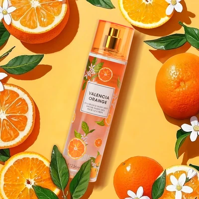 88628, Fragrance Body Mist 8 oz/236 ml Valencia Aorange for Women - United Scents, 191554886285