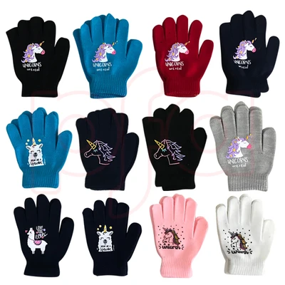 11300B, MORGAN & MONROE Winter Glove Unicorn Llama Kids, 191554113008
