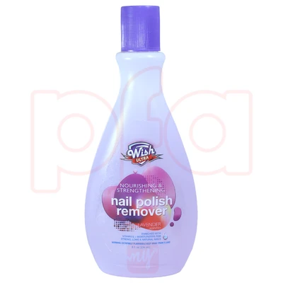 60632, Wish Ultra Nail Polish Remover 6 Fl oz Lavender, 191554606326