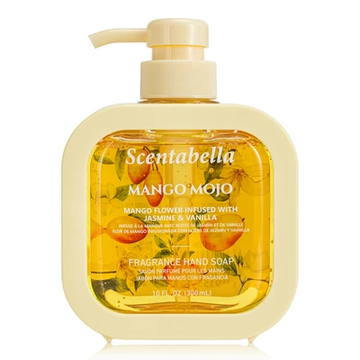 60652, Scentabella Hand Soap 10oz/300ml Mango Mojo, 191554606524