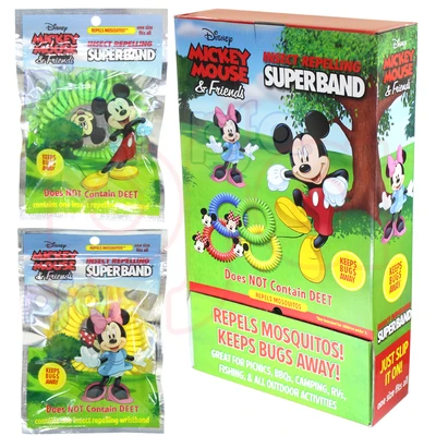 SUPBAND-M, Evergreen Superband Insect Repelling Mickey Mouse, 652435360015