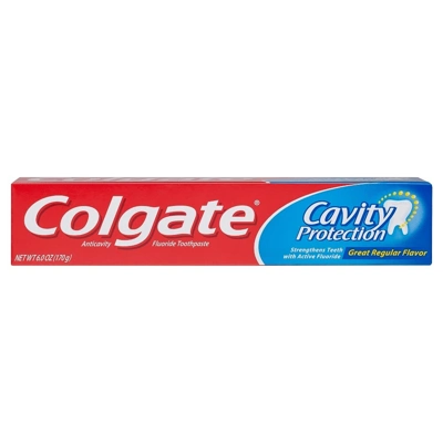 CTP6RA, Colgate Toothpaste 6oz Regular Anticavity, 035000510884
