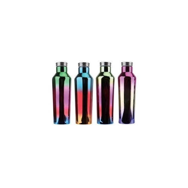 58206, Splash Bottle Stainless Steel Hex 16.9oz Rainbow, 191554582064