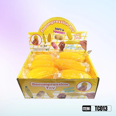 TC013, Squishy Flour Corn 4.5"x 2", 887258030139