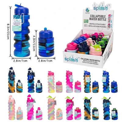 58169, Splash Silicone Collapsible bottle 18.3oz, 191554581692