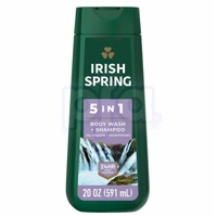 IS205N1, Irish Spring Body Wash 20oz 5N1, 035000996756