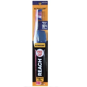 DF99215, Reach Toothbrush Ultra Clean Medium w/ Cap, 840040192255