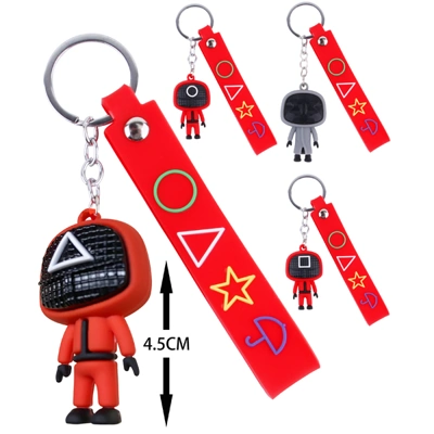 50540, SG 3D 4.5cm Keychain with cuff Good Luck, 698831505407