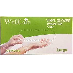WVLG01, Vinyl Gloves 100CT Clear Powder Free Small (120/Pallet)