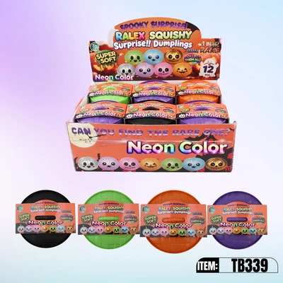 TB339, Halloween Ralex Squishy Dumplings Metallic  Color  3.35", 887258013392
