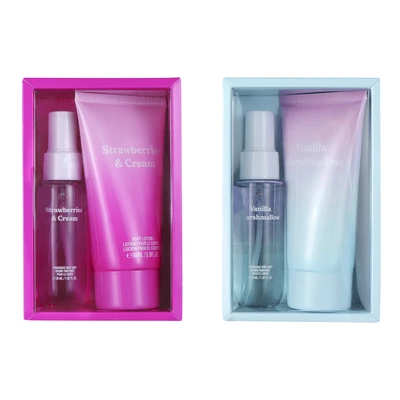 89934, Women's Boxed Set 2 FRAGRANCE MIST 1.02oz/30ml Body Mist 3oz/88ml Body Lotion, 191554895676
