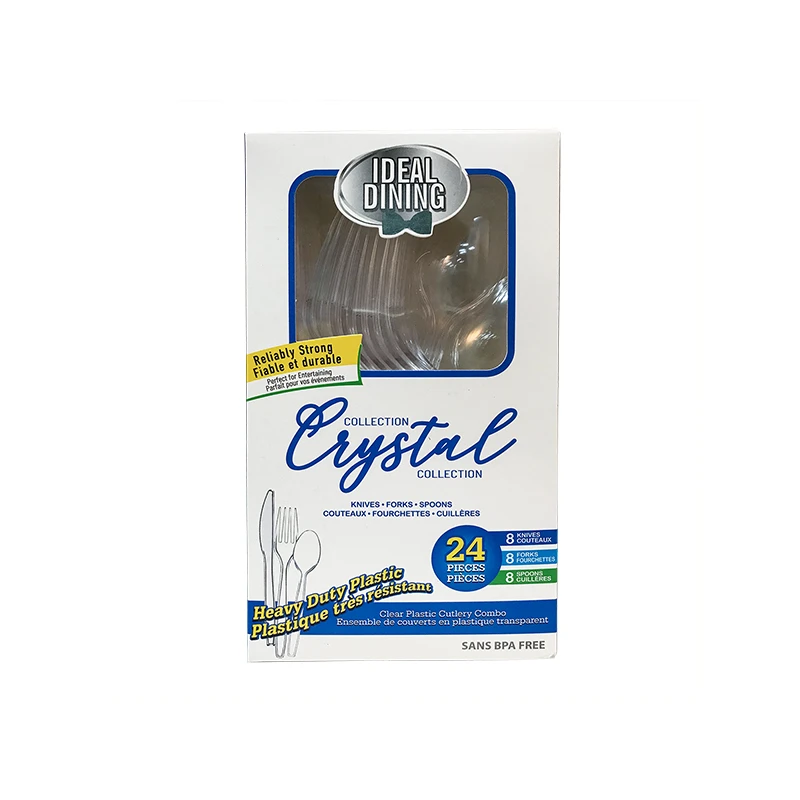 Ideal Dining Box HD 24CT Clear Assorted