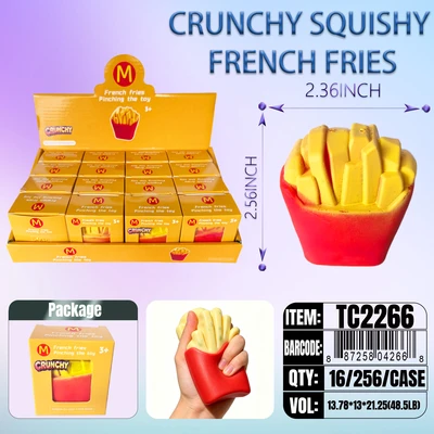 TC2266, Crunchy Squishy French fries  2.32" ×  2.56", 887258042668