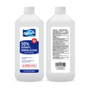 61310, Wish Rubbing Alcohol 32oz 50%, 191554613102