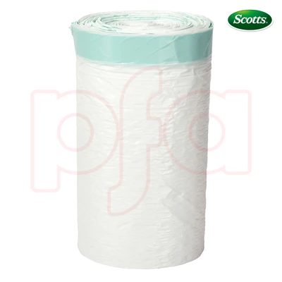 ST-30202, Drawstring Trash Bag Flex 13 Gal 60CT White Lemon - Scotts, 191554302020