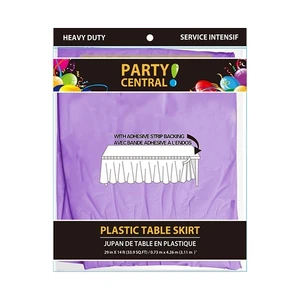 50019, Table Skirt Rectangular Lavender, 191554500198