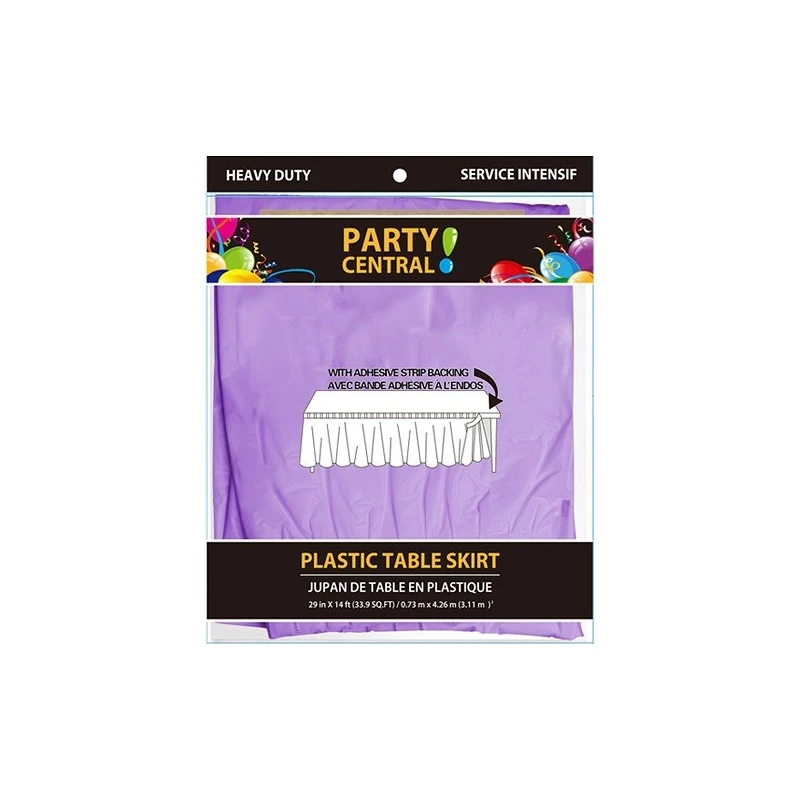 Table Skirt Rectangular Lavender