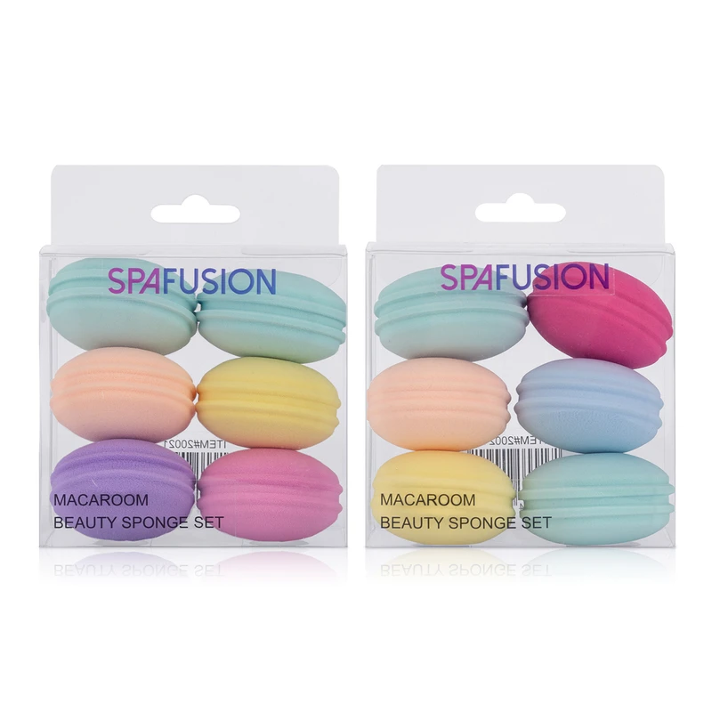 Macaroon Beauty Sponge Set 6pc