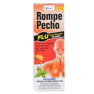ROMP-FLU, Rompe Pecho FLU 6oz Multi Sintomas