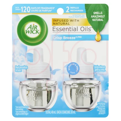 AWO2CRBR, Air Wick Oil 2Pack Crisp Breeze, 062338775906