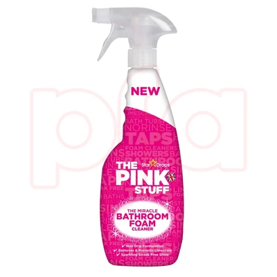 TPS750-BFC, The Pink Stuff 750ml 25.3oz Trigger Bathroom Foam Cleaner, 5060033820117
