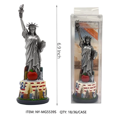 NY-MG5539S, STATUE OF LIBERTY Silver (7")