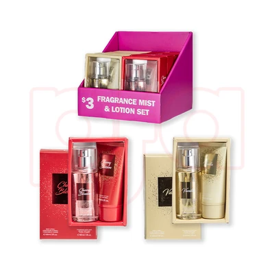 88874, Women's Fragrance Body Mist & Lotion Set PDQ 1, 191554894662